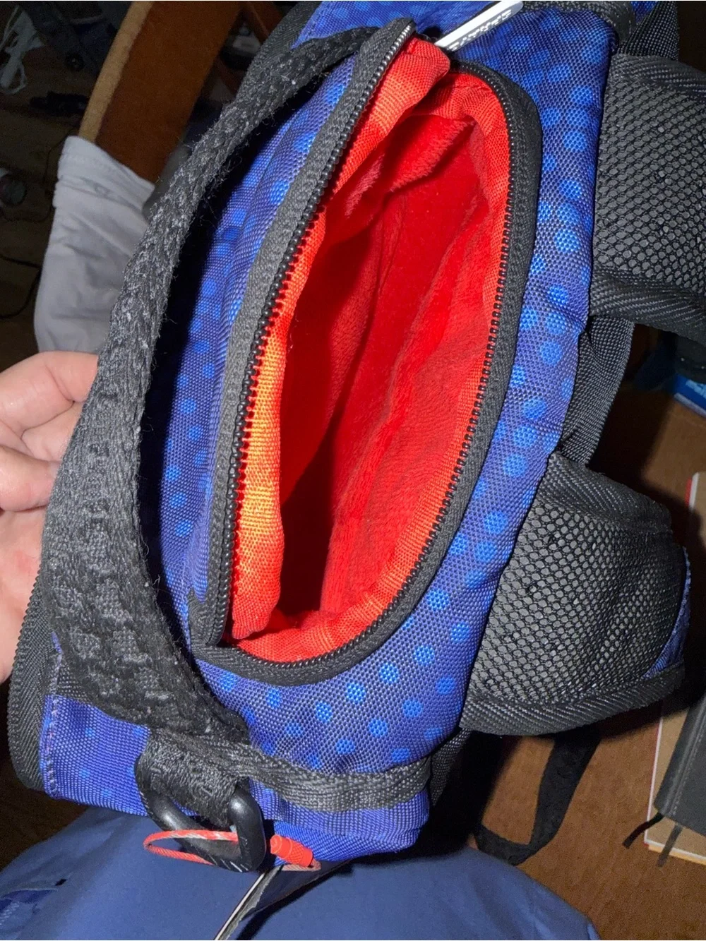 Sprayground Blue Casper Arcade Graphic Backpack